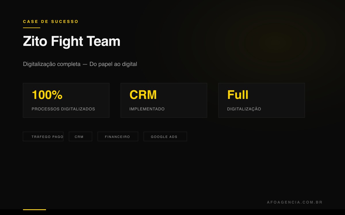 Zito Fight Team: do papel ao digital